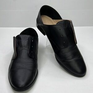 LFL BY LUST FOR LIFE Woman’s Nimble Leather Oxford Flat Black Sz 7.5